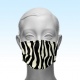 Facemask zebra