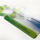 frosted transparent plastic card